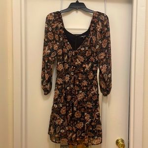 Madewell Floral V Neck Dress Size 4
